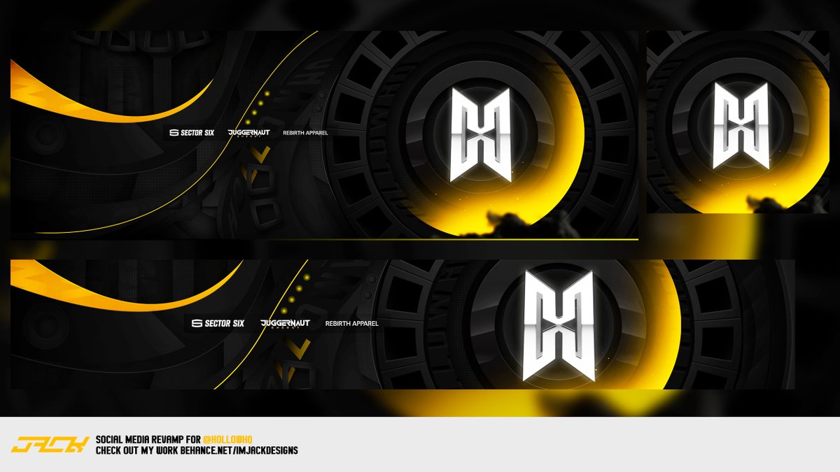 #ClientWork
Social media Revamp // <a href="/HollowHQ/">Hollow</a> 
All support &amp; feedback is appreciated!

● Check out my work: Behance.net/ImJackDesigns