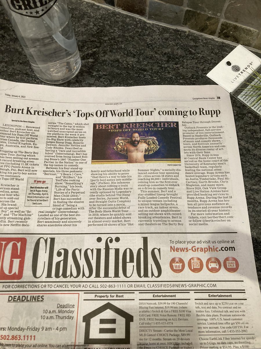 FranieltheFifth's tweet photo. @bertkreischer idk how they did it but they spelled your name wrong directly above the correct spelling. https://t.co/Ll4MrCsMoT