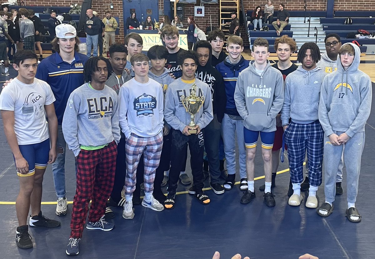 Congrats to our Varsity Wrestling team who competed in the Area 5-AA Duals today. The Chargers were Area Runner-Up. GHSA Sectionals will be next Sat. <a href="/ELCAwrestling/">ELCA Wrestling</a>