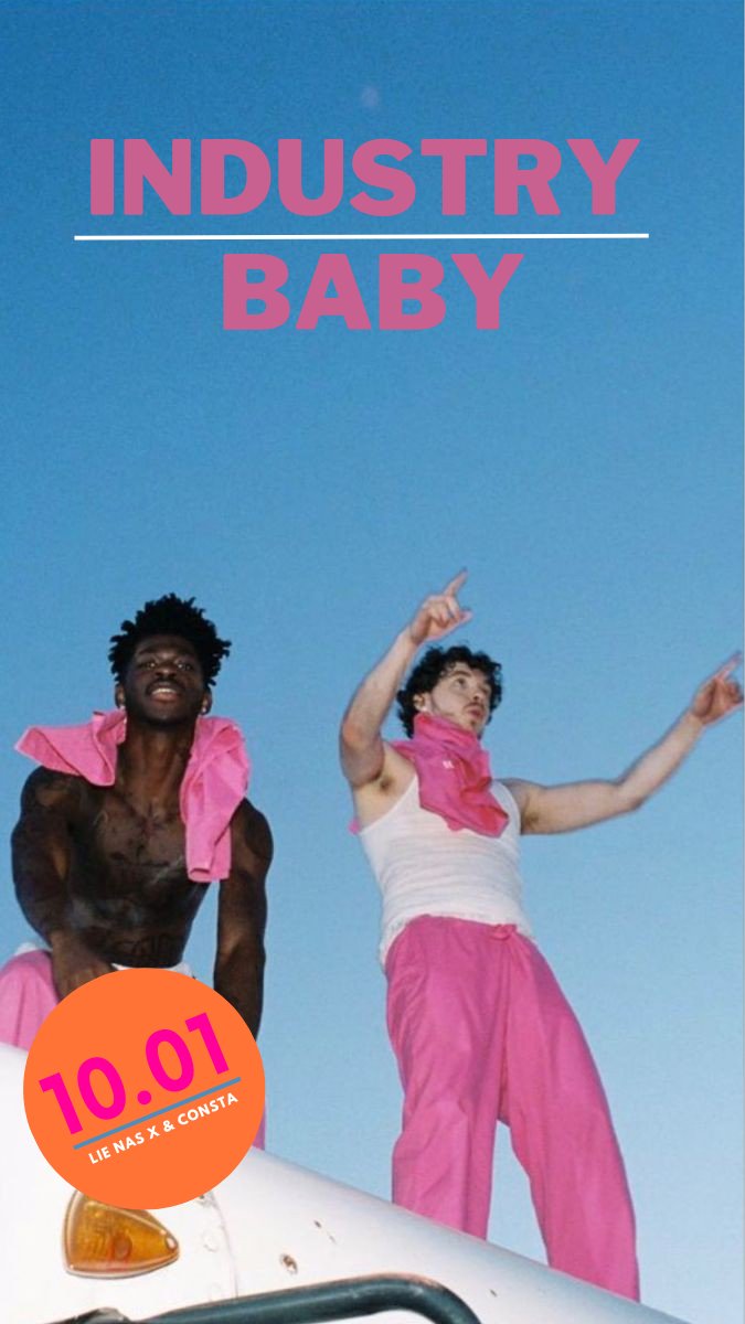 donadohallu's tweet photo. 🌆 • Industry Baby feat @Ifitcoming official poster 

[ # ] #IndustryBaby #Poster2 #FarofaDaLuv #LieNasX #Consta #HallucinateRpg #Industry https://t.co/ZVSO6yCpi4