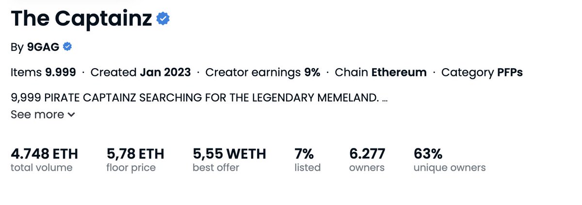CryptoLesha's tweet photo. Memeland Captainz almost at 5k volume after just 4 hours of trading 🤪

The holder distribution is a 10/10 https://t.co/SytqKU9mo6