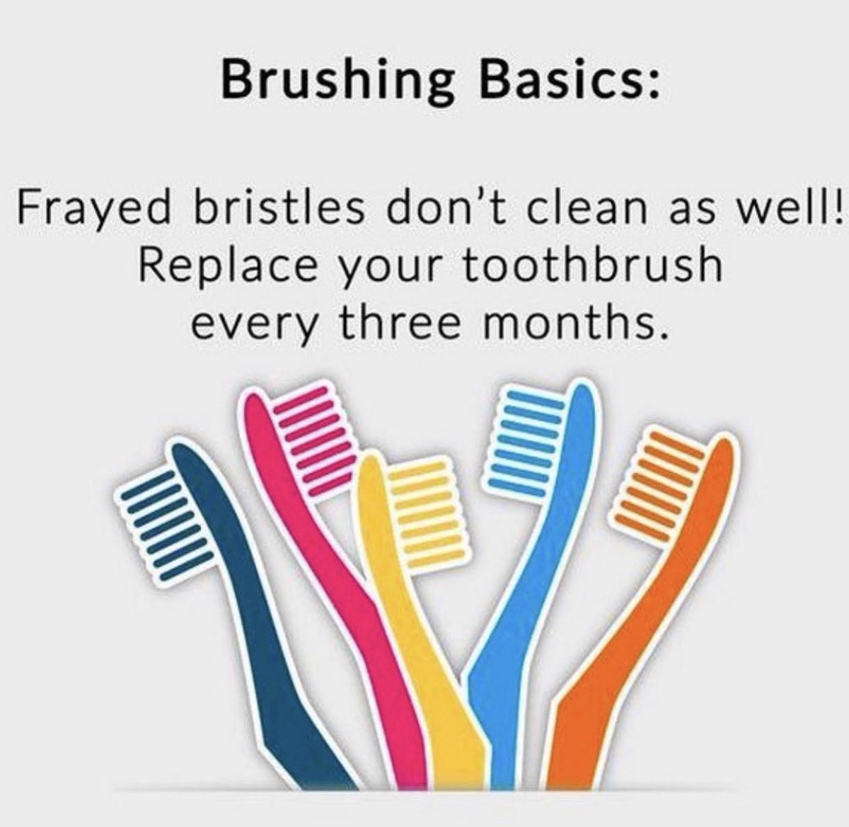 yourdentalloft's tweet photo. How old is your toothbrush? It may be time for a new one! #dentalloftsmiles https://t.co/TgL0M7YJhx