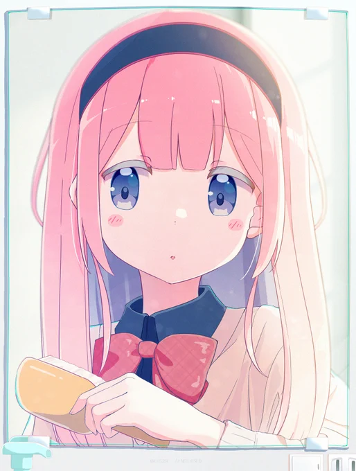冬休み明けの朝 #描くンゴ 