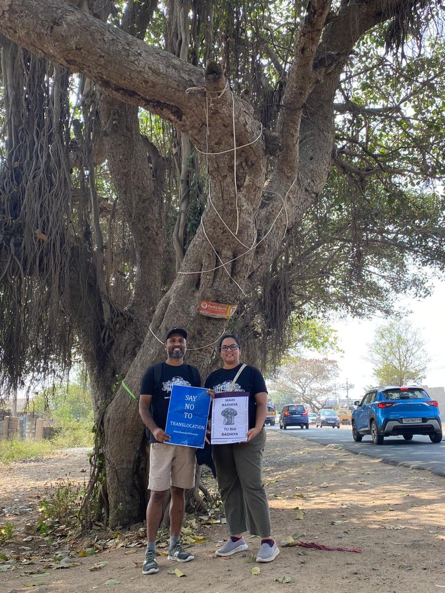 DhirajKaveri's tweet photo. Walked 9Km with #DesamKosamPrakash who is walking 200Kms #Warangal- Manneguda for Banyans Of Chevella
#WalkForNature
#WalkForFuture
#MarriChettuManaChettu
@chevellabanyans
#heritageofhyderabad
#NationalTree
#SaveTrees
#SaveBirds
@vijayasihs
@NHAI_Official @KTRTRS @PMOIndia https://t.co/iENOZkAw5P