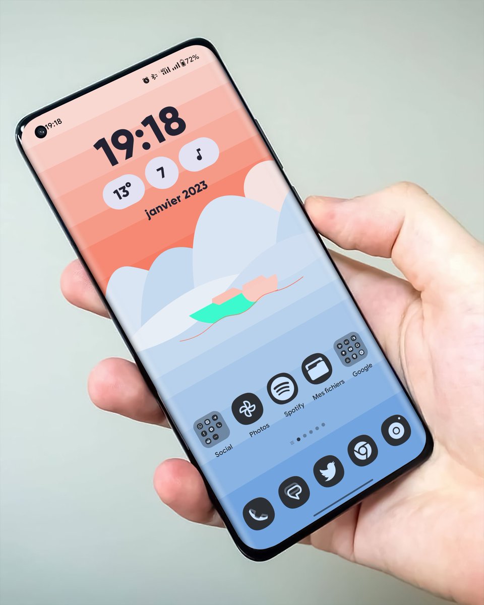 smartechdaily's tweet image. واجهة جهازي اليوم 😍 مع خلفية هادئة ومريحة للعين 😌
الجهاز: #OnePlus8
الخلفية: من تطبيق Unusual Wallpapers
play.google.com/store/apps/det…
الويدجت: One4KWGTPro
play.google.com/store/apps/det…