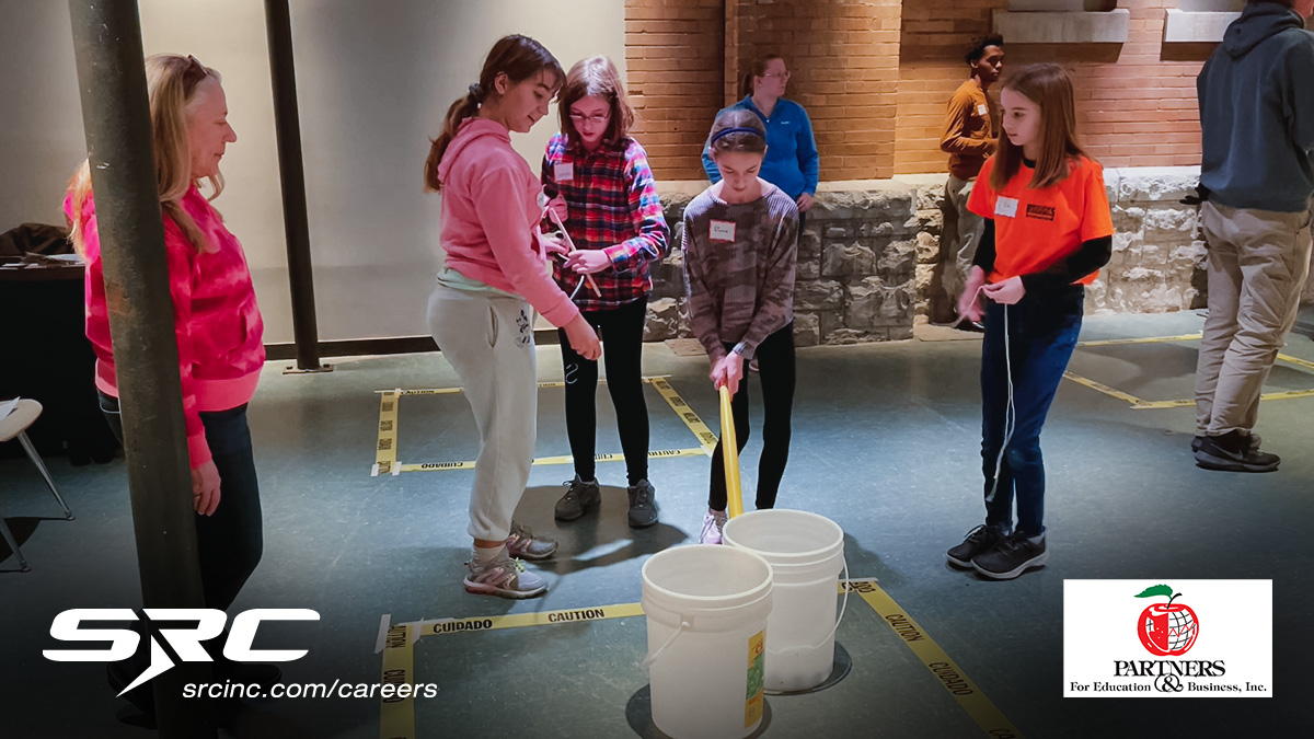 SRCdefense's tweet photo. SRC partnered with @MACNY_MfgAssoc for an event at the @MOSTSyracuse called #FutureWomeninSTEM. Our engineers led the #girls through hands-on engineering & science activities, shared what got them interested in #STEM & talked about what it’s like to have a career in a STEM field. https://t.co/n53Pttd2pI