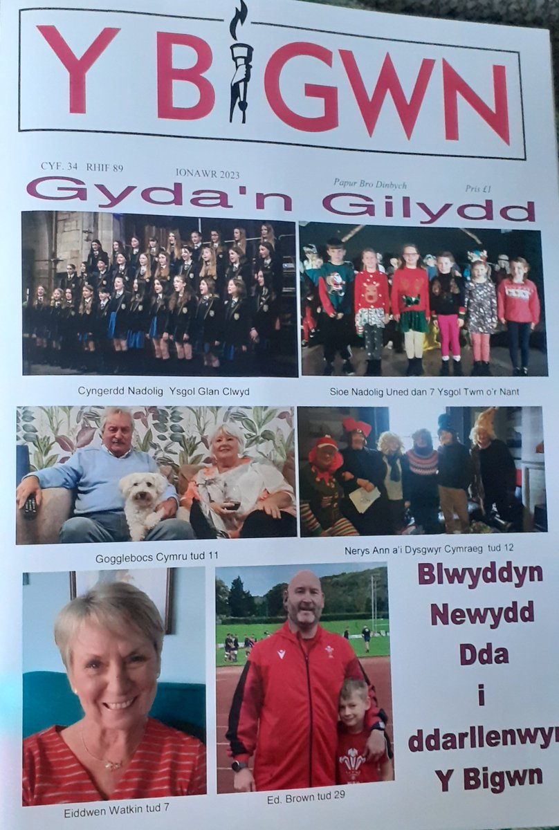 Rhifyn Ionawr yn y siopau rwan
#papuraubro #dinbych 
<a href="/LlyfrgellDinb/">Llyfrgelloedd Sir Ddinbych</a> <a href="/siopclwyd/">siopclwyd</a> @siopyparc <a href="/MIDinbych/">Menter Iaith Sir Ddinbych 🏴󠁧󠁢󠁷󠁬󠁳󠁿</a> 
<a href="/GwasgPrint/">gwasg print</a>