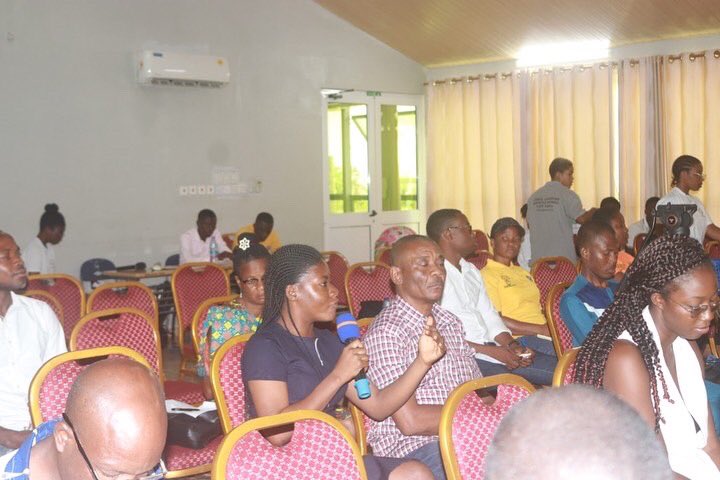 AshesiDesign's tweet photo. Last year, Ashesi D:Lab and On the move e.V organized a workshop at Ketu South, Volta region.
At the event, traditional healers, religious leaders & mental health professionals discussed solutions to mental health problems in Ghana using design thinking.
#ashesidesign #dlab https://t.co/aWvEX13VjN