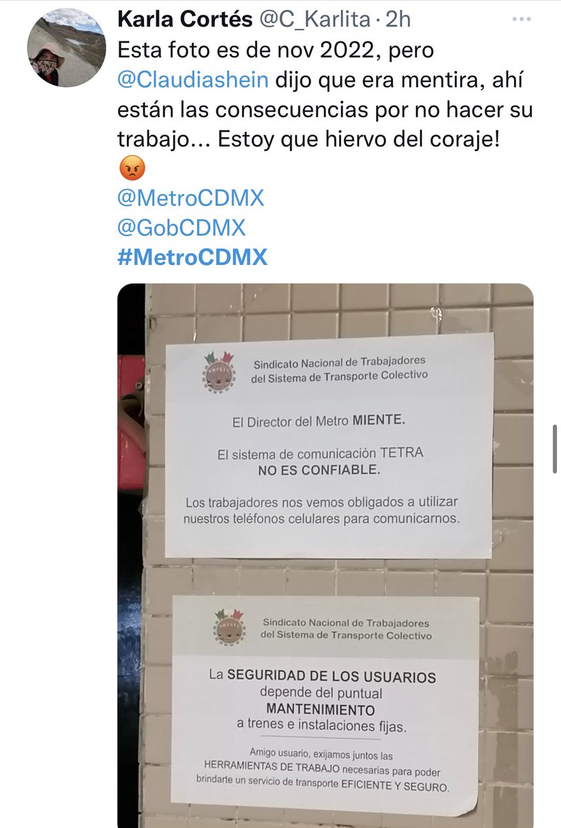 julscurt's tweet photo. Las consecuencias de recortar el presupuesto. Se advirtió y le valió MASR3S!! Claudiashein #MetroCDMX https://t.co/DdstfHDMyZ