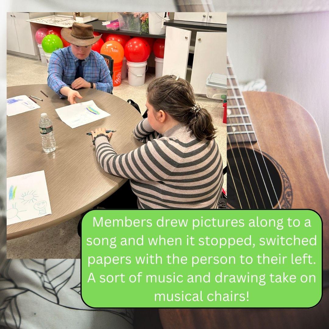 FriendshipHome1's tweet photo. Friendship Home Bridges to Work Participants played 'Musical Masterpiece' on Friday in Music Exploration class. #friendshiphome #music #beethoven #thebeatles #art https://t.co/1Gd6oVyEpp