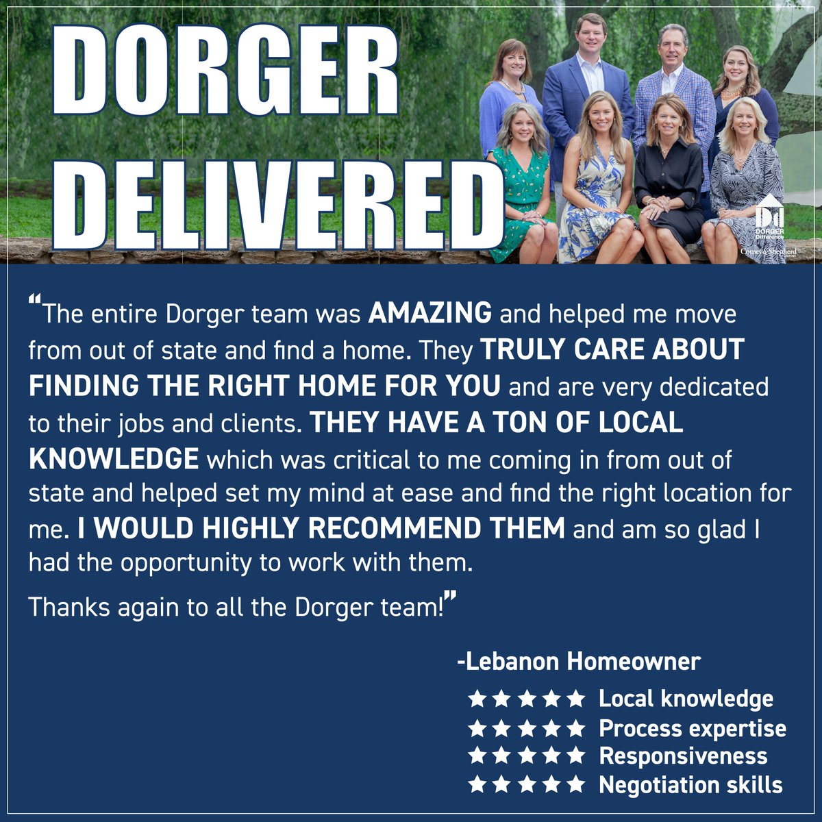 We pride ourselves on taking the time to get to know our clients & our neighborhoods, so when you tell us about your ideal home we know what to recommend!

#Dorgerknowscincy #Cincinnati #fivestarratings #ohio #cincinnatirealestate #cincyrealestate #cincinnatirealtor #cincyrealtor