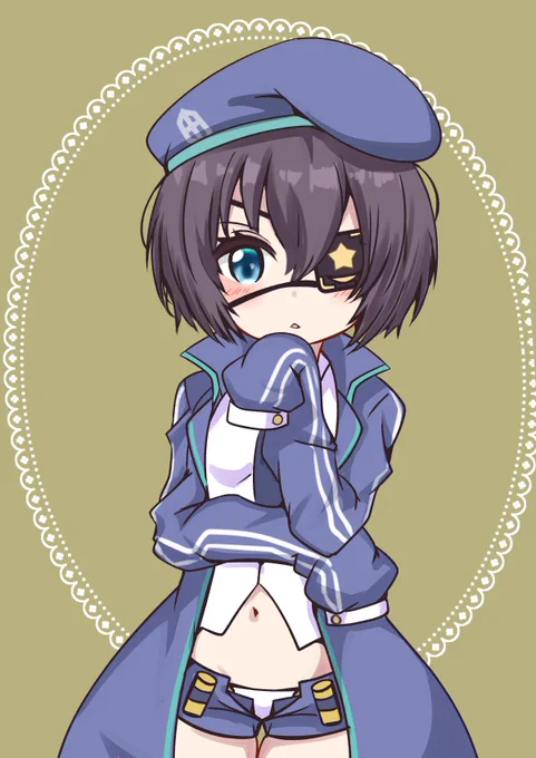 ズェラットさんですよ(+10minほど)#ミストレイラスト#ミストレ版深夜のお絵かき一本勝負 