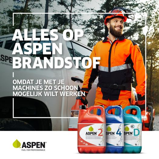 Druk bezig met je goede voornemens? Alle machines op Aspen overzetten is een goed begin! Zo kun je wanneer het lente wordt zonder startproblemen aan de slag. Wist je ook dat Aspen beter is voor jouw gezondheid en het milieu? 
Alle winternazichten worden voorzien van deze benzine.