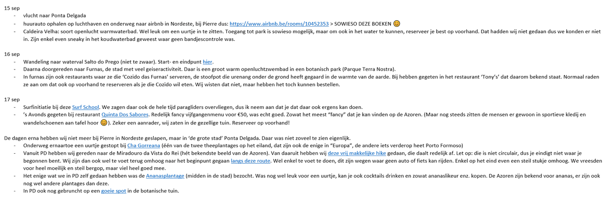 Jacob_Be's tweet photo. @KrisRemels In het screenshot mijn tips voor São Miguel die ik eerder al eens voor een collega op een rijtje had gezet. Deze airbnb (https://t.co/D1z7SG9AQW) boeken dus, beste tip die ik heb, samen met Quinta dos Sabores. Auto huren is echt wel noodzakelijk, trouwens. https://t.co/NkzpCAUWsC