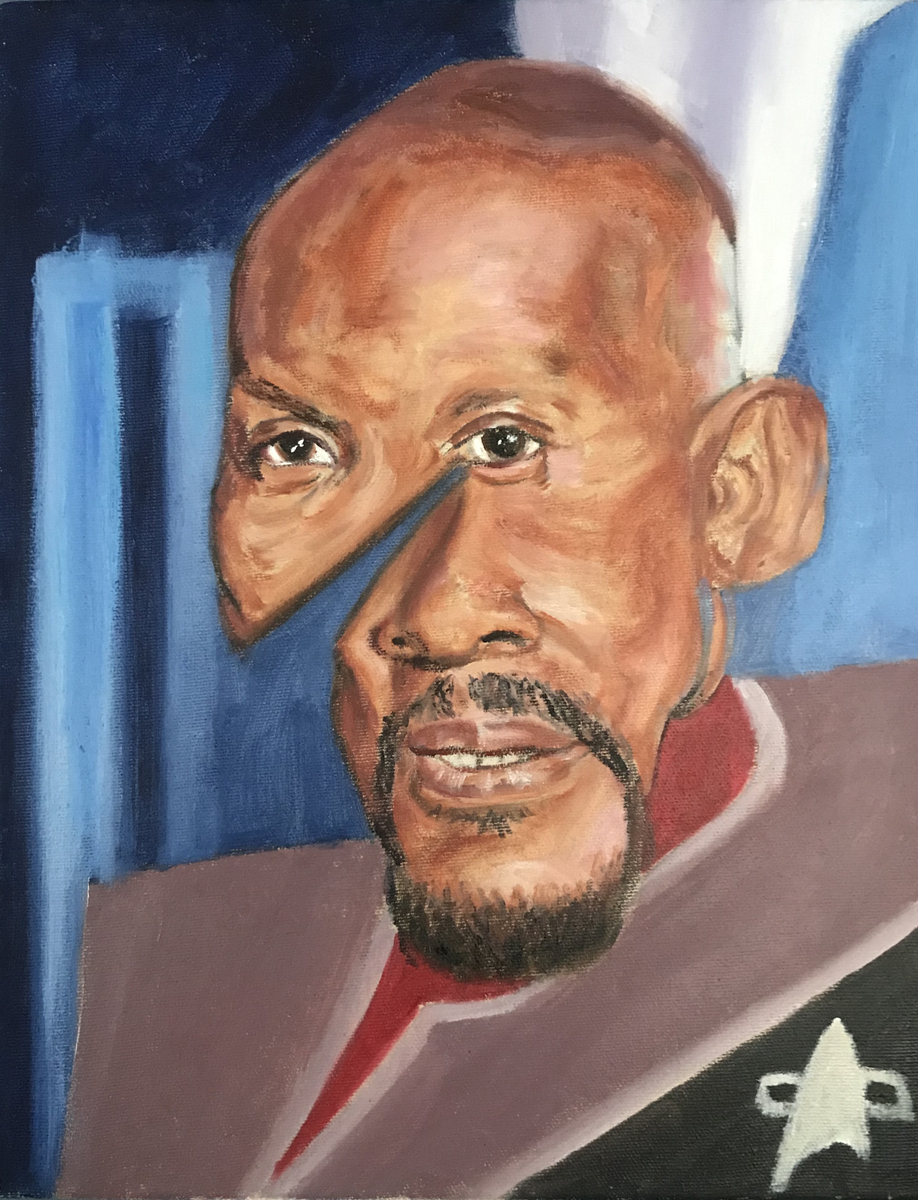 chrissimonite's tweet image. Sisko #abstractportrait #benjaminsisko
