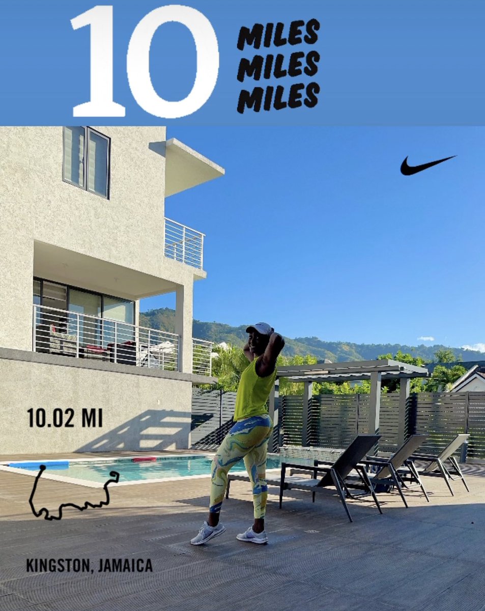 MeishMGM's tweet image. Saturdays are for running. First 10 miler in over four months. #pacersrunning #werunjamaica #ResetButton