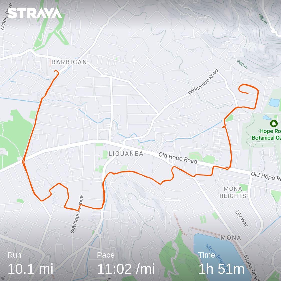 MeishMGM's tweet image. Saturdays are for running. First 10 miler in over four months. #pacersrunning #werunjamaica #ResetButton