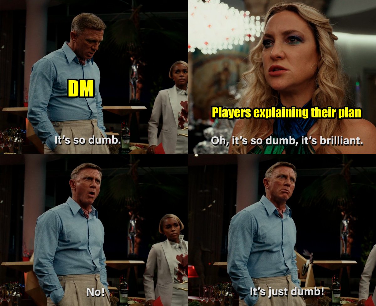 Warlockdnd's tweet photo. Sometimes, it's just...bad #dnd https://t.co/O06DKkduyx
