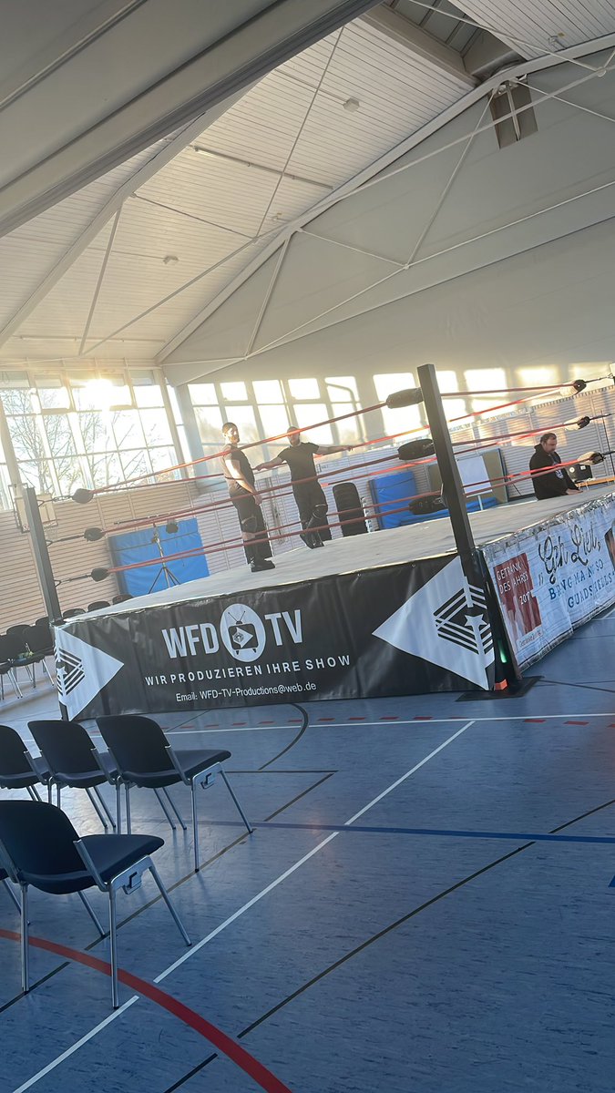 Heute Live Wrestling in Dachau‼️

Wo: Gröbenrieder Str. 21, 85221 Dachau

‼️ Karten gibts an der Abendkasse‼️

<a href="/EWS_Erding/">EWS - Erding Wrestling Show</a> #wrestling #WrestlingCommunity #dachau @SZ_Dachau #bayern