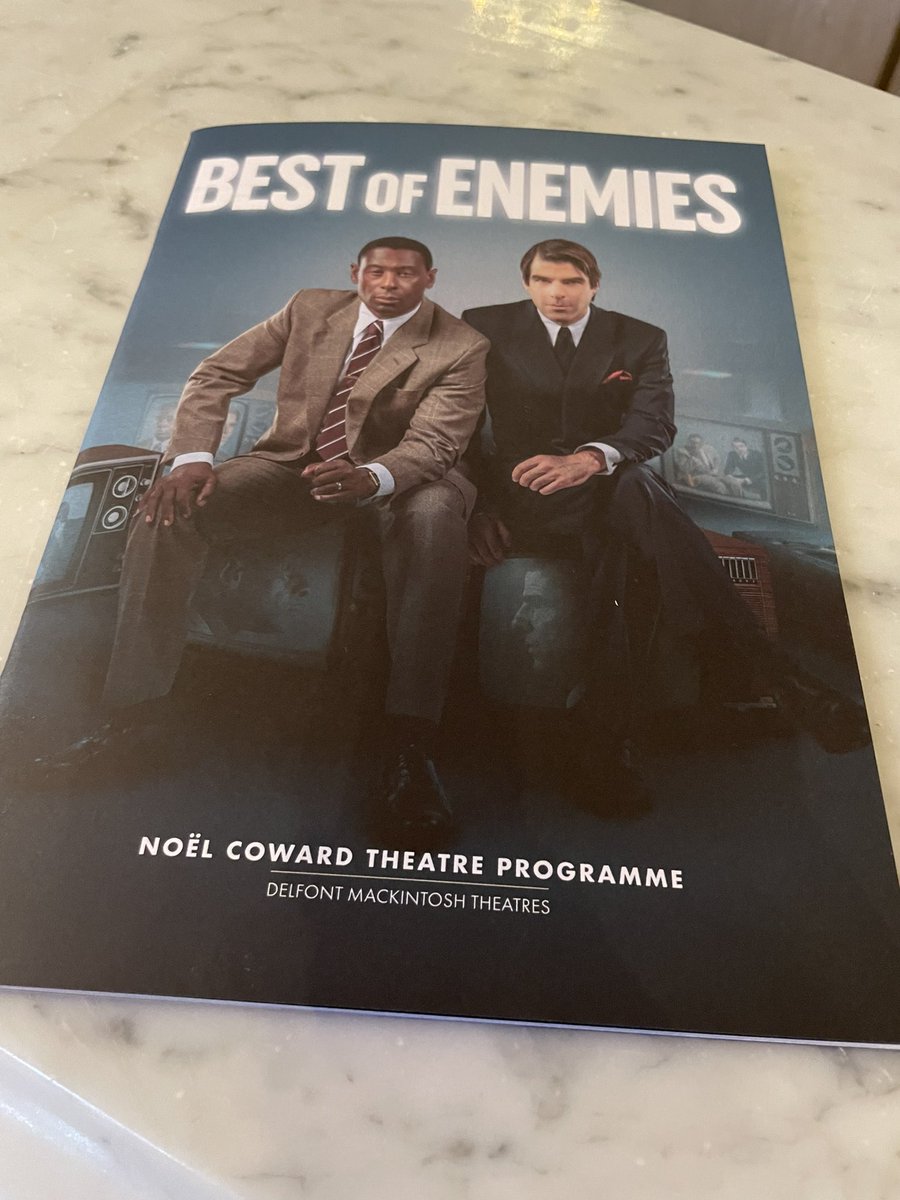 First play of the year #BestOfEnemies #NoelCowardTheatre