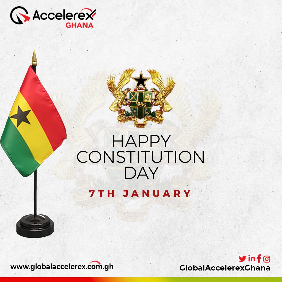 AccelerexGhana's tweet photo. God bless our Homeland Ghanaπ¬π.
Happy Constitution Day
#AccelerexGh #POS #Rexpay #Rexretail
#ConstitutionDay https://t.co/Wsm9Kkhbpp