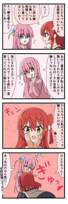 #ぼっち・ざ・ろっく
ぼ喜多 スキンシップ 
