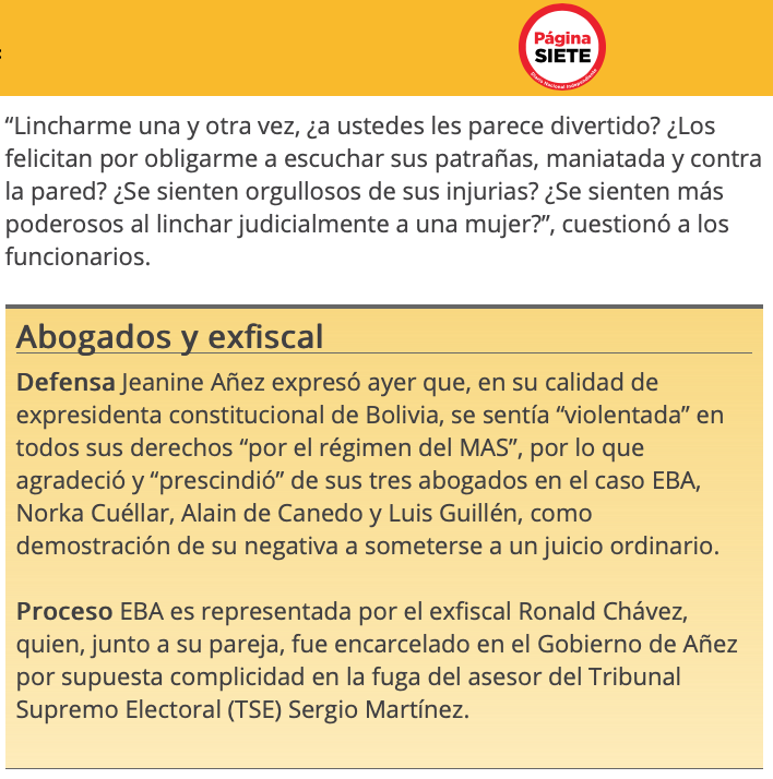 JeanineAnez's tweet photo. Pueden dictar 100 veces prisión preventiva y condenas perpetuas contra #JeanineAñez, jueces, fiscales y cómplices masistas del #Fraude del Fugitivo Evo Morales, pero fui, soy y seré la Presidente que defendió la democracia, la paz y la libertad por las que lucha Bolivia entera. https://t.co/0bLTgYWtDB