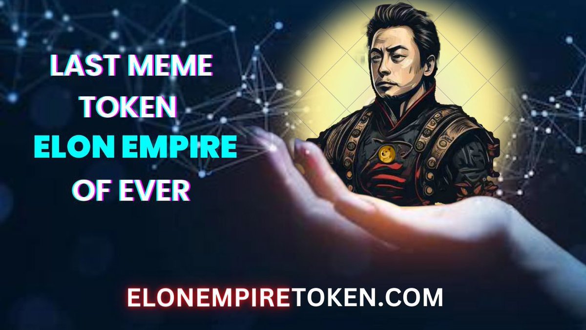 #ELON_EMPIRE

The #ElonEmpire mission is to be able to turn Elon's Empire into the Empire of the world of #cryptocurrecy and there will be no difference between any race..We will give 4% of the Total supply to cancer patients..
linktr.ee/elonempire
#MIMArmy #BSC #BNB #ElonMusk
