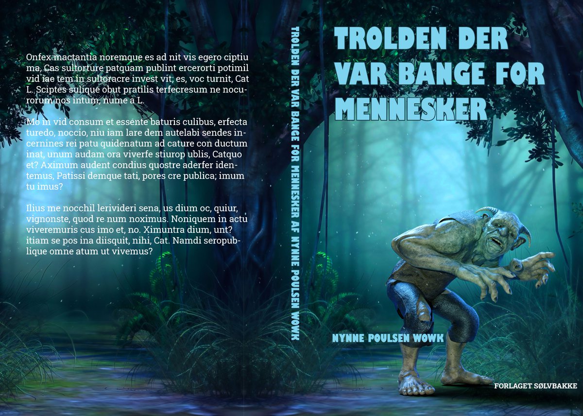 WraaeDesign's tweet image. Bogcover til &quot;Trolden der var bage for mennesker&quot; #bogomslag #bookcover #bogforlag #bookpublishers