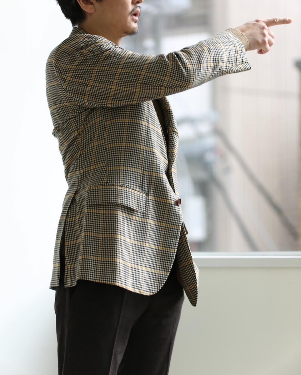 和風 絶品Cesare Attolini カシミア混グレーストライプスーツ50 - 通販
