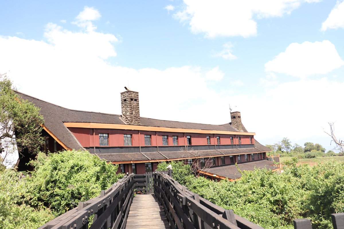 KnightedWarrior's tweet photo. The Ark Lodge
Aberdare National Park
#TembeaKenya 
#Magicalkenya https://t.co/oT713B0GgY