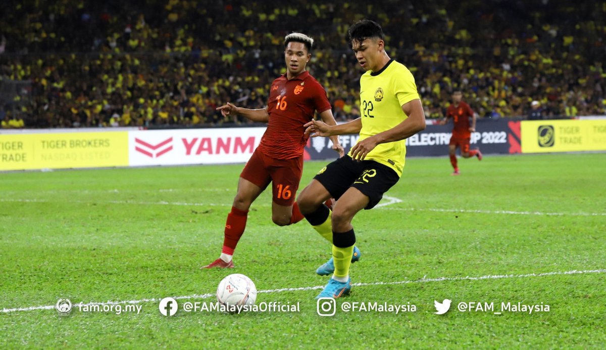FAM_Malaysia's tweet photo. Keputusan Masa Penuh
Separuh Akhir 1 Piala Mitsubishi Electric AFF 2022 | Sabtu, 7 Januari 2023
MALAYSIA ๐ฒ๐พ 1-0 ๐น๐ญ THAILAND
โฝ๏ธ Faisal Halim 11'
โถ๏ธ Separuh Akhir 2 di Bangkok pada Selasa, 10 Januari 2023
#FAM #HarimauMalaya #AFFMitsubishiElectricCup2022 https://t.co/3xxi7jXlJi