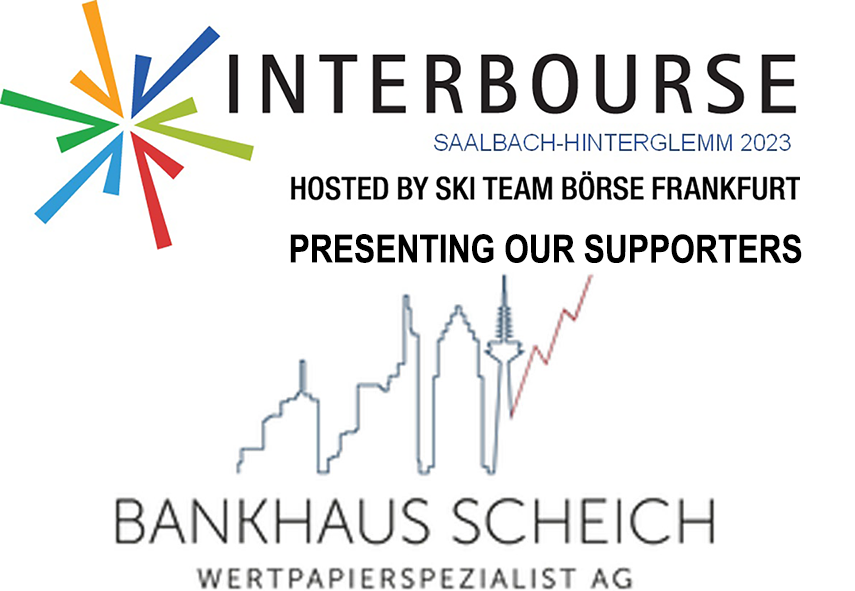Interbourse2024's tweet photo. Open Stage for IB 2023 supporters: Bankhaus Scheich. Not only for hosting the Friday event at Montana Royal but also for many years of Ínterbourse and racing enthusiasm. Founded 1985, today one of the leading specialists @boersefrankfurt. https://t.co/C2ZTOmQKr5