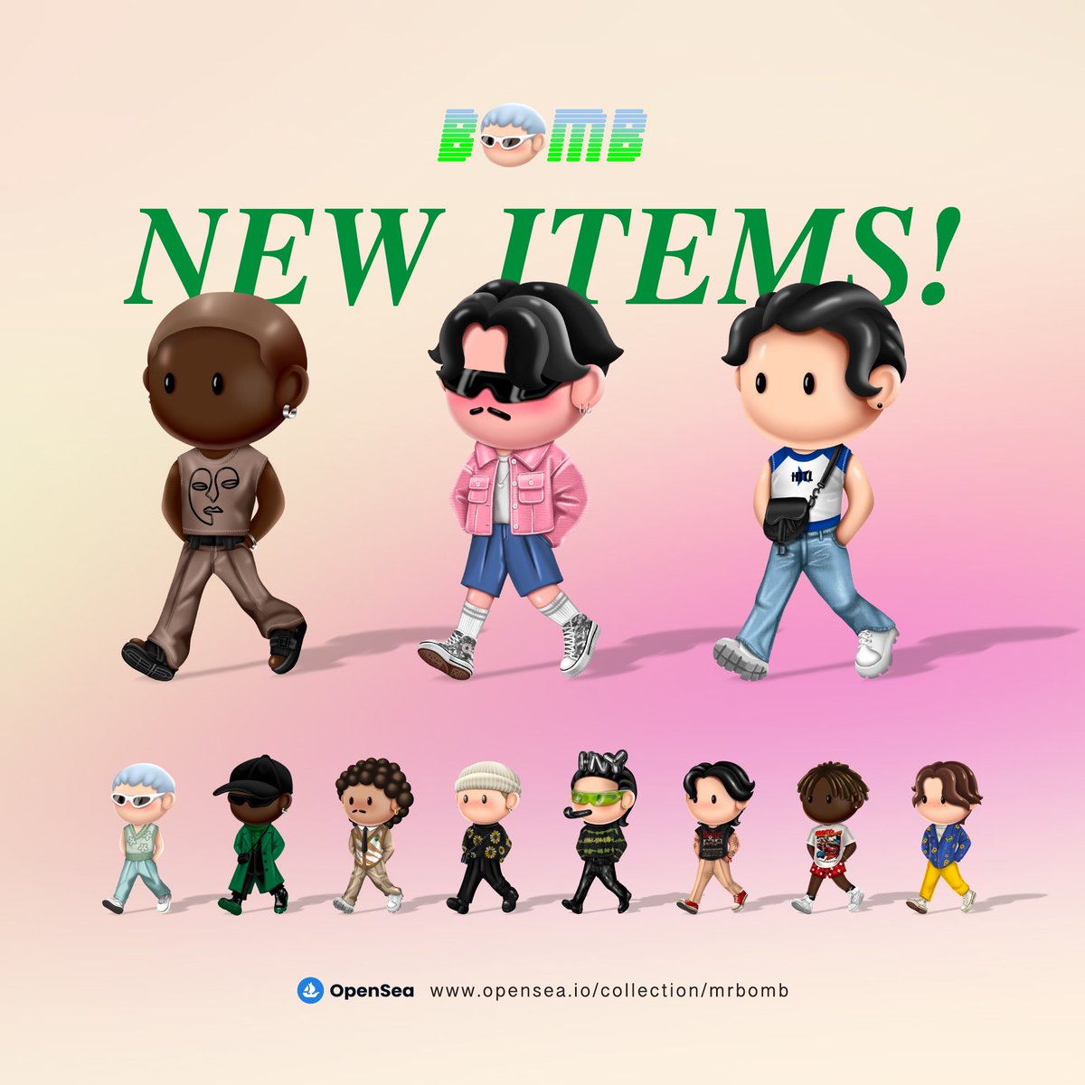 Bomb's New drops 1x1 on <a href="/opensea/">OpenSea</a> 
Click > opensea.io/collection/mrb…

#nft #NFTCommunity #NFTshill #NFTGiveaway #NFTCollections #NFTartists #NFTartist #nftart #collectible #art #nftcollectors #NFTThailand #NftGame #NFTCollection #NFTFam #NFTcollectibles #opensea