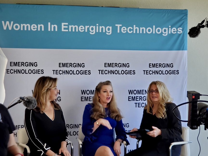 Had a fabulous discussion today at <a href="/CES/">CES</a> with @WomenandDrones And Drones Thought Leaders Summit about ‘Succeeding in New Aviation Markets’ with <a href="/TracyLamb/">TracyLamb</a>, CEO, QUANTUM AI LLC  and Toni Drummond, CEO, Global Aerial Management Group (GAMG).