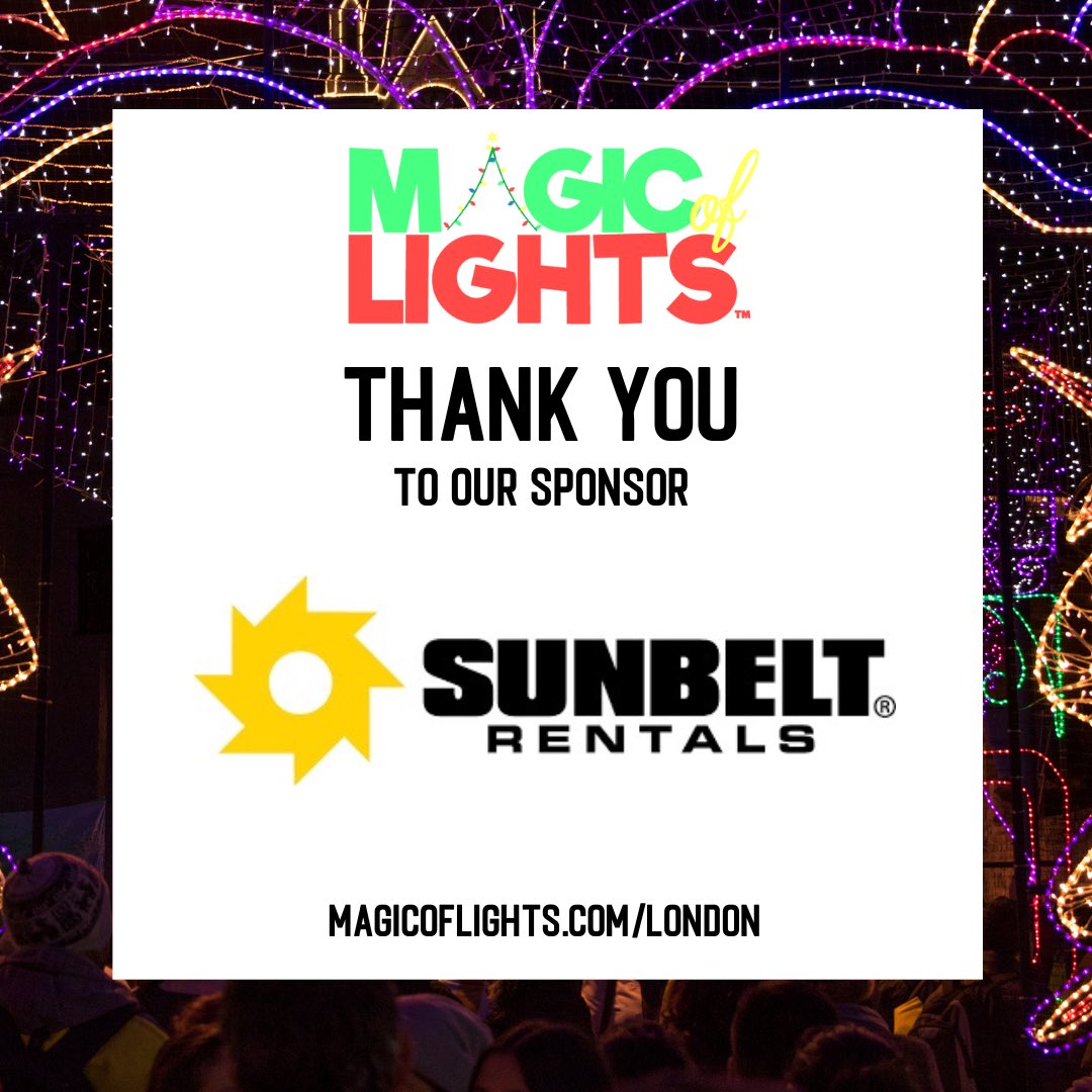 ForestCityFun's tweet photo. @SunbeltRentals is a leader in the equipment rental industry, and constantly advancing the idea of how a company can best serve its customers, communities and the planet!

We'd like to give a big thank you to Sunbelt Rentals for being a sponsor! ✨

#LdnOnt https://t.co/S4gQfJy0at