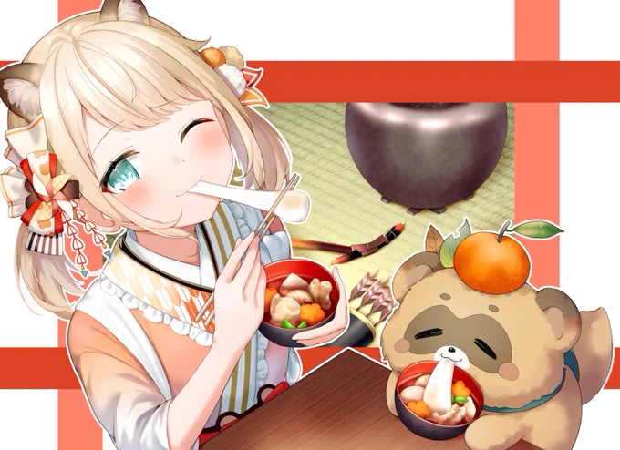 遅くなりましたがあけましておめでとうございます!今年もよろしくお願いします!#いろはにも絵を 