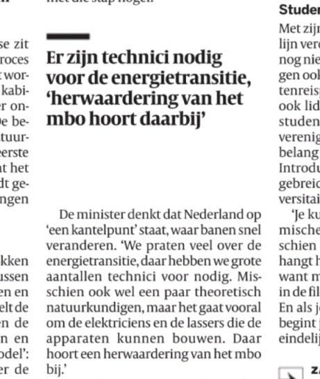 Minister <a href="/RHDijkgraaf/">Robbert Dijkgraaf</a>, die jonge (vanaf 8 jaar!!!) technici werkten al mee aan #SchoolSparen. Een idee van <a href="/WALHALLAb_NL/">WALHALLAb</a> ism Koninklijke <a href="/oosterberg/">Koninklijke Oosterberg</a>  en we al 10 SCHOLEN verduurzaamden.
Echt. Wij kiezen voor inspirerend #onderwijs met relevante #techniek !