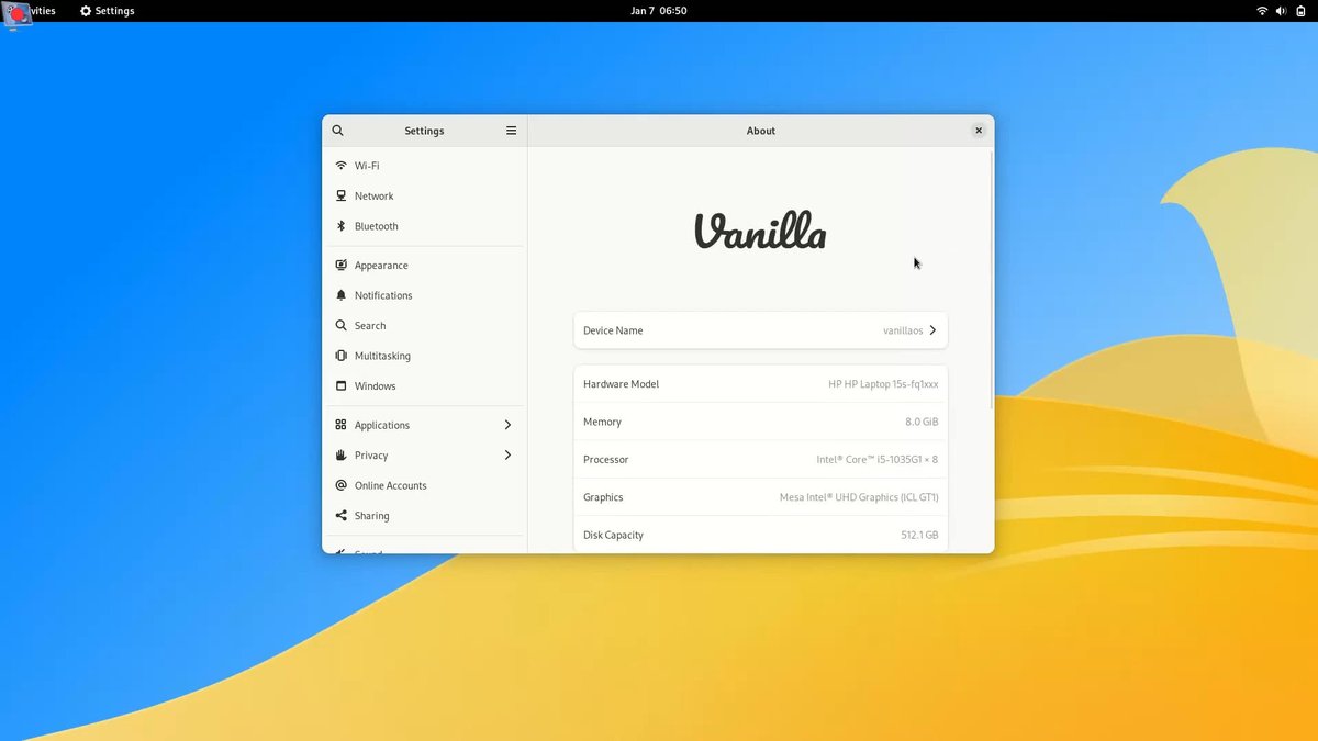 opensourcefeed's tweet image. Vanilla OS 22.10 Desktop Tour
Full Video: youtu.be/iGgI9gO1RNM

#VanillaOS #Linux #opensource
