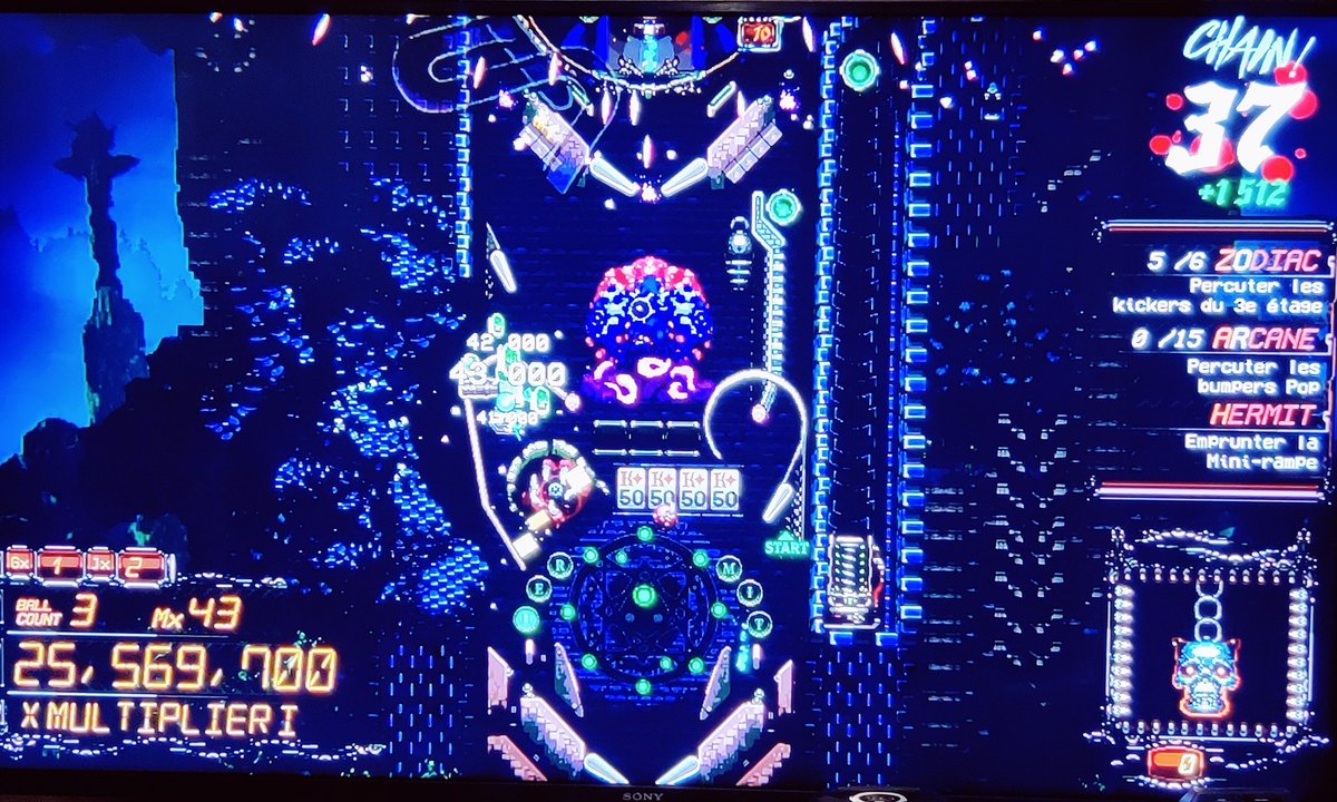 Sancha_Otoko's tweet photo. Jeu du moment, Demon's Tilt sur Nintendo Switch, digne successeur de Alien Crush sur PC Engine ! Pour les amateurs de flipper et de bon son. Je suis une merde mais je m'améliore à chaque partie lol
#flipper
#demonstilt
#NintendoSwitch
#pcengine
#Aliencrush
#devilscrush https://t.co/CLypmkgWbQ