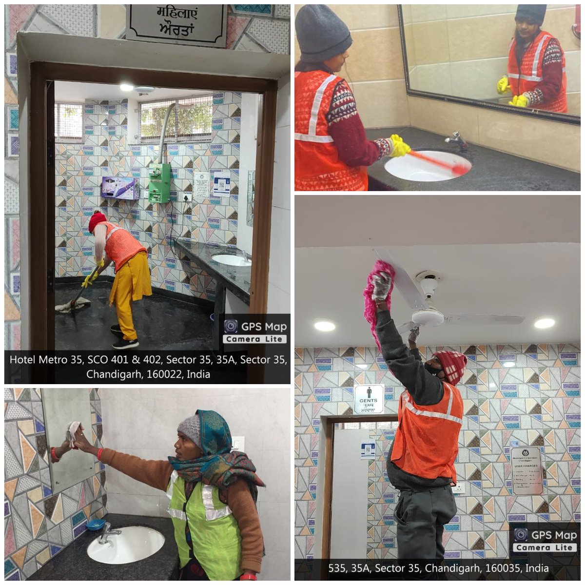 MCChandigarh's tweet photo. A special drive carried out for cleaning of all Public and Community Toilets of the city

@SwachhBharatGov @SwachSurvekshan 

#MissionSwachhChandigarh
#SwachhSurvekshan2023Chandigarh
 #PeopleForToilets
#KeepHygiene
 #UseToilets https://t.co/Gs83dMpNT1