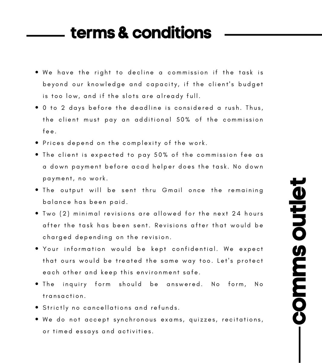 commsoutlet's tweet photo. hey, #commstwt! 📔

we are ☕️ &amp; 🥐! we are 3rd year marketing commers since 2020 and we are happy to be back from our hiatus 👀

we offer write ups and creative tasks! send us a dm NOW! 🤎

please help us rt 🛒🧸🧺📦 https://t.co/55leiCjm83
