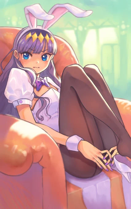 バニーに不本意なあまねさん 