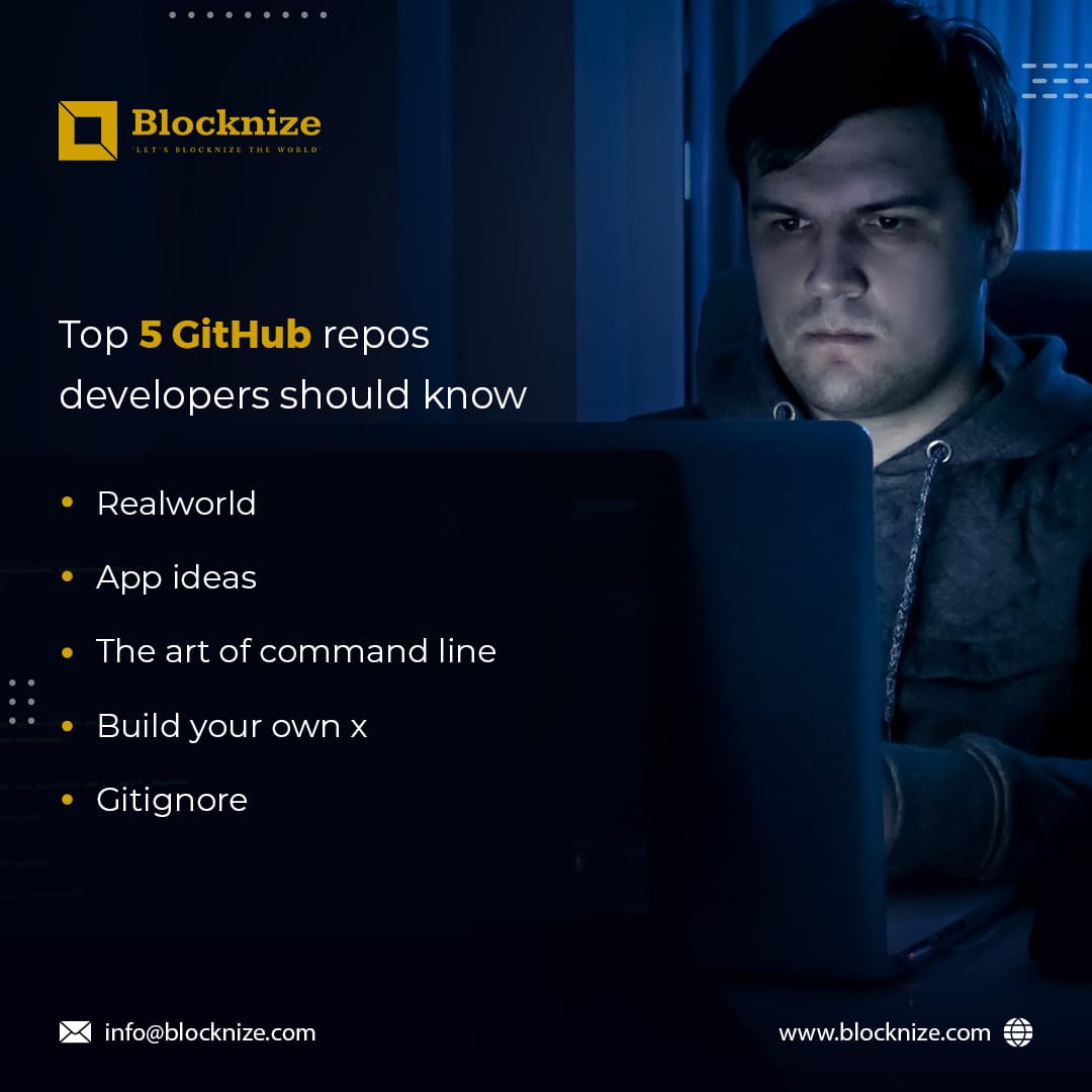 blocknize's tweet image. Life of a developer is never easy. With so much codes, tech, bugs, etc. life can be pretty challenge. But, it can be little easy if you know about the list of GitHub repos for your everyday work. Checkout today's post. #githubrepos #developer #GitHub #githubrepository #blocknize