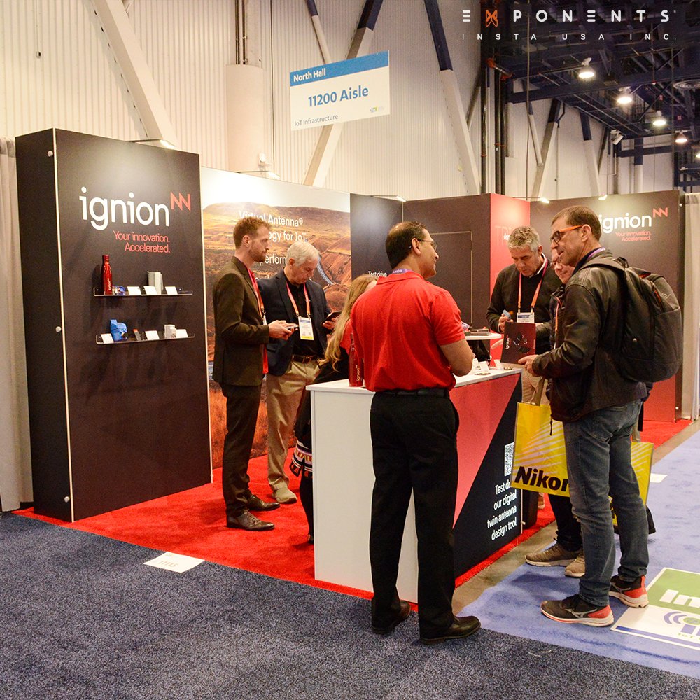 ExponentsUS's tweet photo. Get ready to have your mind blown by the infinite potential of linear booths. These fab booths for #Ignion, #EQBR, &amp; #Ridecell will have you singing their praises from the rooftops! Don't believe us? Just take a peek! #ces2023 #lasvegas2023 #tradeshows #boothdesigns #exponents https://t.co/r5QK2Sqax7