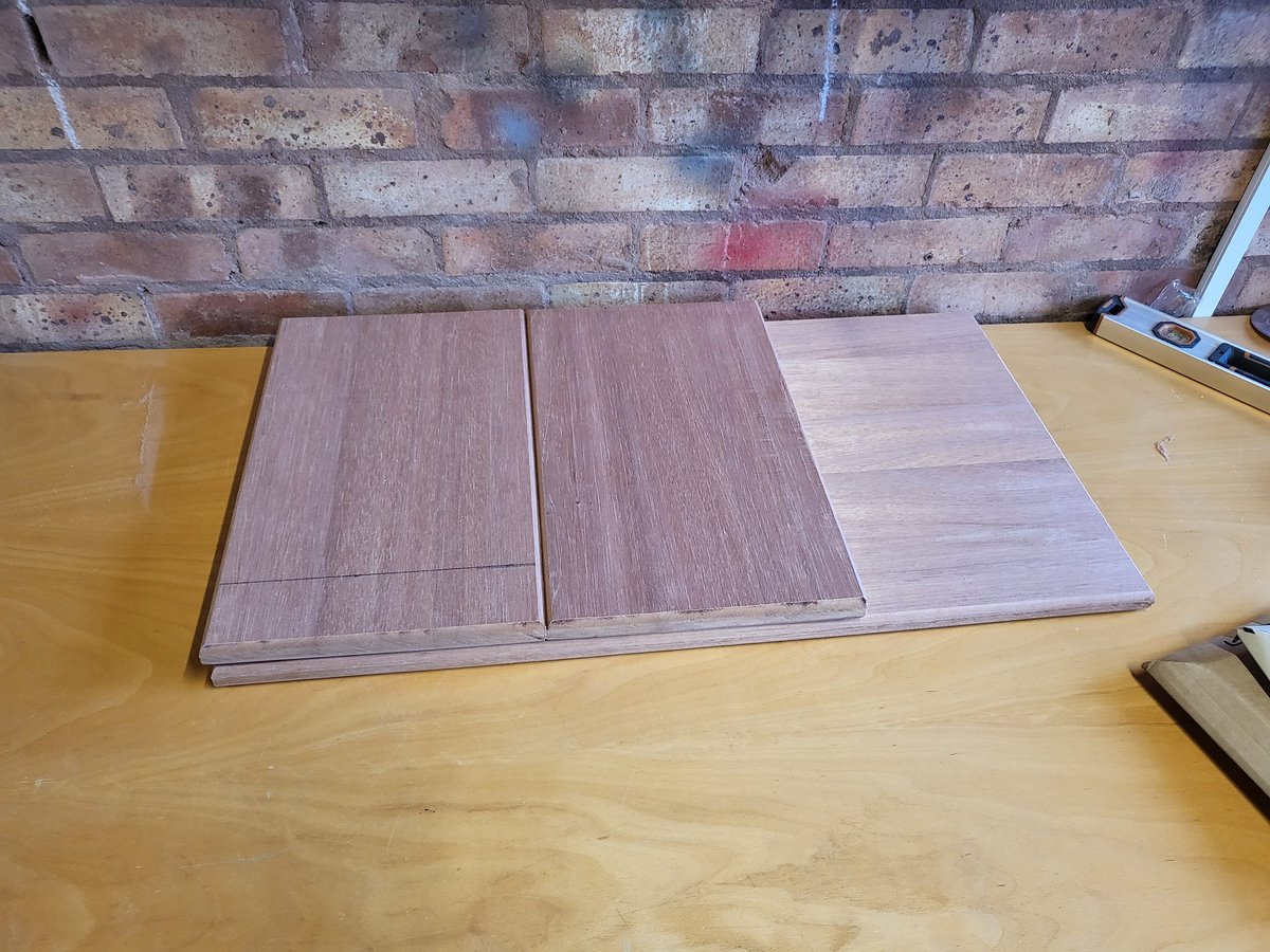 RSSPIC's tweet photo. Bit of Saturday woodworking fun hand planing and cutting a mahogany coffee table and side tables to length. 
#woodworking #diy https://t.co/DSZhnsJLOd