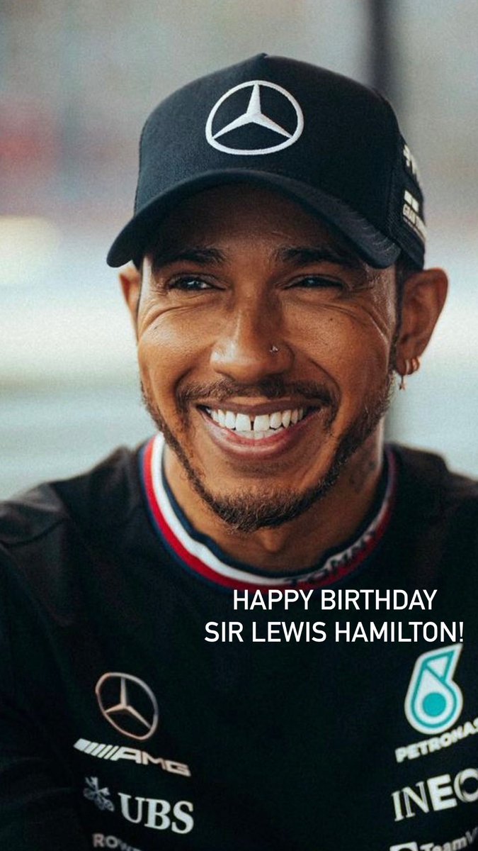 Happy Birthday Champ! <a href="/LewisHamilton/">Lewis Hamilton</a>