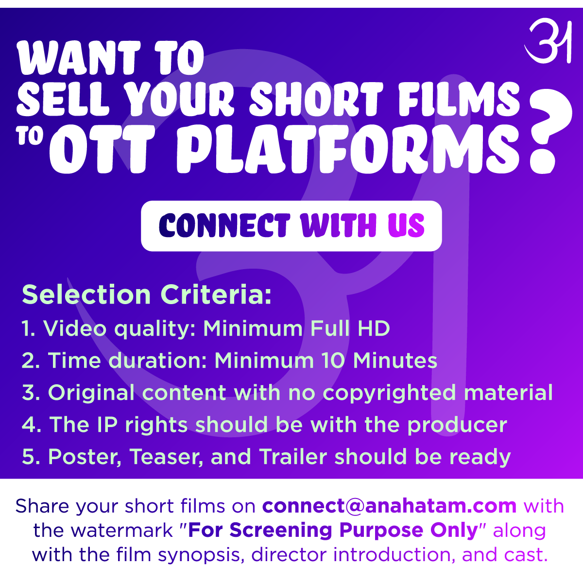 Want to sell your short film to OTT platforms?
..
#shortfilms #sellshortfilm #shortfilm #sellfilms #ottplatform #filmmakers #independentfilmmaker #indianott #filmproduction #filmmakingrequirements #filmhelp #shortfilmfestival #filmfestival #filmfeed #selling #ott  #filmfestivals