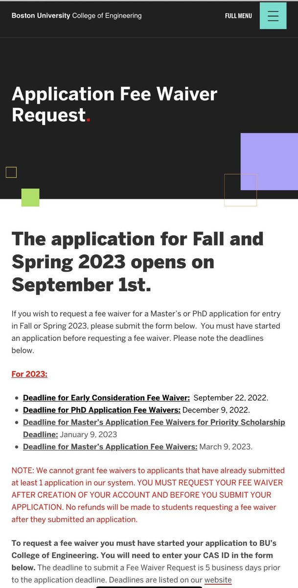 dafemlions's tweet photo. Application fee waiver Boston University 
👇🏾 https://t.co/t60SagW7wv