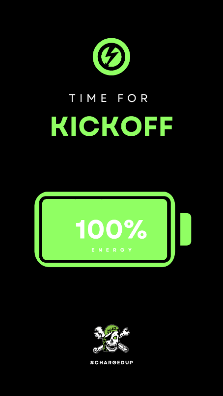 OMG!  Today is here!  We are fully 'charged up' and ready for kickoff!  

@FIRSTweets
@firstlikeagirl 
@ladiesinfirst
@JayFlores2032
@FIRSTNC
@FIRSTInspires
#morethanrobots
#FIRSTENERGIZE
#chargedup
#powerabetterfuture